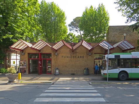 Funicolare Station in Orvieto Italy