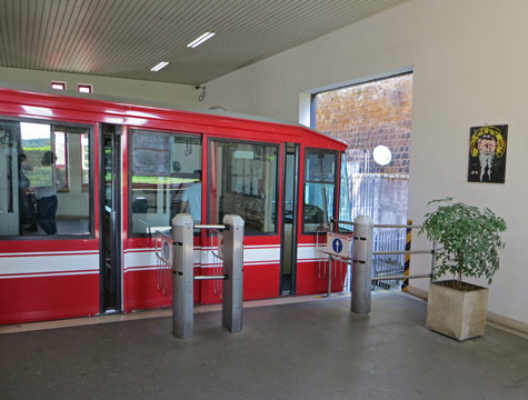 Funicular in Orvieto Italy