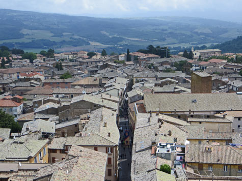 Map of Orvieto Italy