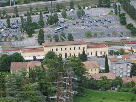 Parking Lot in Orvieto Italy