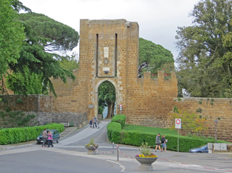 Public Garden in Orvieto Italy